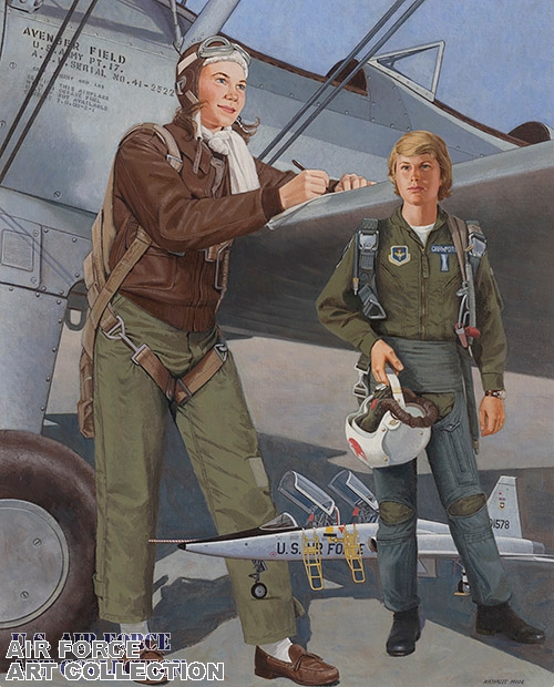 AIR FORCE WOMEN PILOTS, A GENERATION GAP
